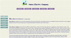 Desktop Screenshot of henryelectric.net