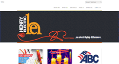 Desktop Screenshot of henryelectric.biz